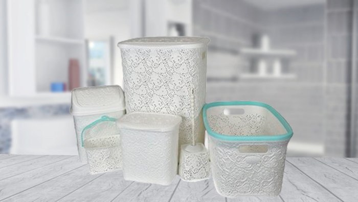 Набір для ванної кімнати LACE 6в1